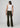 Back view of Joe’s Jeans Inez Corduroy Bootcut Pant in Olive showing full-length bootcut silhouette