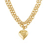 Poppy Puffy Heart 34" Necklace - Time Out Clothing