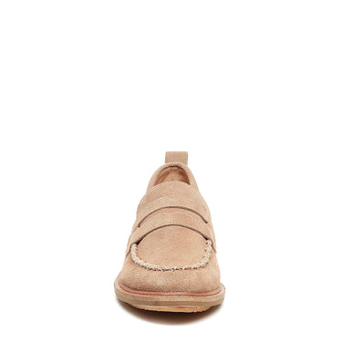 Lens Almond Suede Loafer - Time Out Clothing