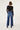 Claudia Flare Jean in Brit Blue - Time Out Clothing