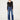Claudia Flare Jean in Brit Blue - Time Out Clothing
