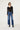 Claudia Flare Jean in Brit Blue - Time Out Clothing