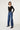 Claudia Flare Jean in Brit Blue - Time Out Clothing