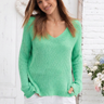 Mercer Ribbed V-Neck Sweater – Lightweight Cotton Blend by Wooden Ships - Time Out Clothing