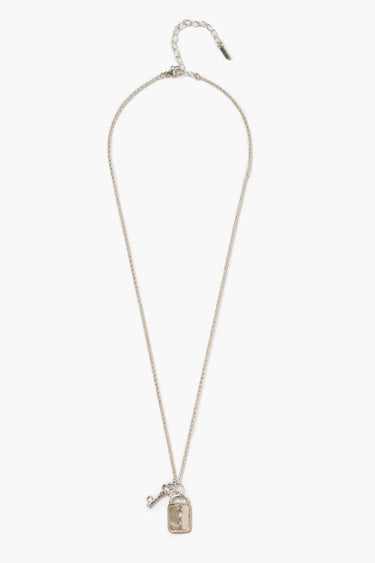 Mini Padlock Siler Necklace by Chan Luu - Time Out Clothing