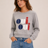 Oui Oui Shrunken Sweatshirt - Time Out Clothing