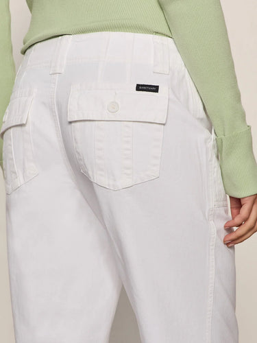 Sanctuary Reissue Peace Pant – Chalk | Cotton Bootcut Pant - Time Out Clothing