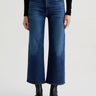Saige Wide Leg Crop Jean in Veil by AG - Time Out Clothing