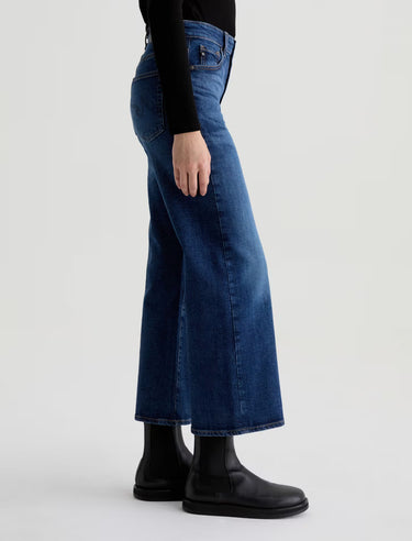 Saige Wide Leg Crop Jean in Veil by AG - Time Out Clothing