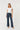 Level 99 Sarah Full Length Pant in Stargazer with wide leg silhouette and front patch pockets