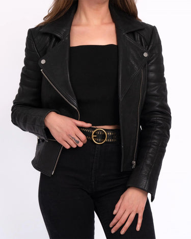 Soraya Studded Leather Belt - Time Out Clothing