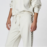 Studio Fleece Sweatant with Checkerboard Side Trim - Time Out Clothing