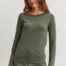 Lizzie Crew Neck Long Sleeve Tee - Time Out Clothing