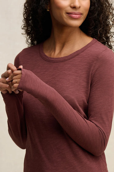 Lizzie Long Sleeve Crewneck Tee Shirt by Velvet - Time Out Clothing