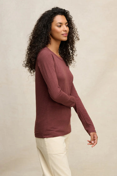 Lizzie Long Sleeve Crewneck Tee Shirt by Velvet - Time Out Clothing