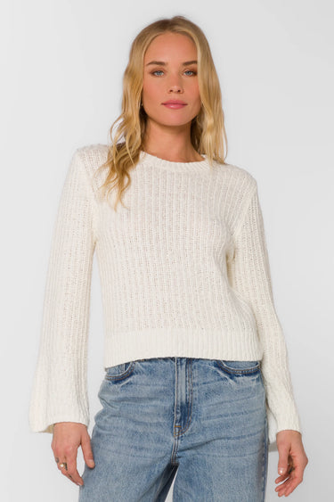 Solvang Textured Crewneck Sweater - Time Out Clothing