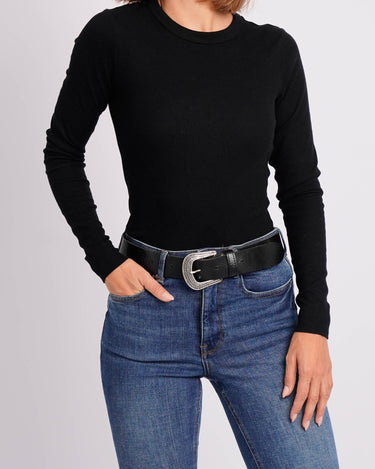 Wen Western Inspired Leather Belt - Time Out Clothing