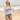 Beach Stripe Crop Crew Sweater - Time Out Clothing