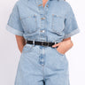 Yade Classic Oval Buckle Leather Belt - Time Out Clothing