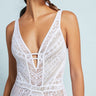 Lace Plunge One Piece - Time Out Clothing